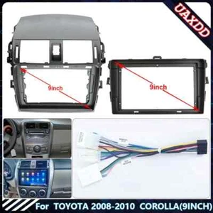 Car Stereo Radio Fascia Panel Trim Kit Frame 2 Din For Toyota Corolla 2009-2013 - Picture 1 of 7