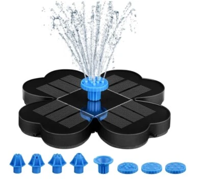 Solarpumpe Solar Springbrunnen Fontäne Gartenbrunnen Teichpumpe Wasserspiel 3,5W - Bild 1 von 4