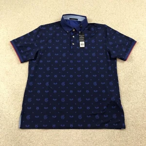 Camisa Polo Greyson Para Hombre Grande G.O.A.T Tenis Azul Nueva - Imagen 1 de 9