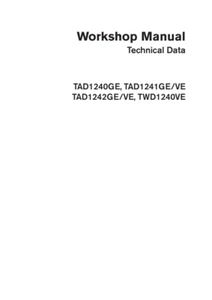 Volvo Penta TAD 1240 1241 1242 Manual de servicio | GE V | CD O USB - Imagen 1 de 9