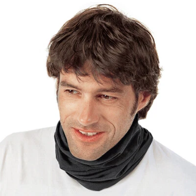 Héroe Calentador de Cuello Negro Ligeramente Fino Ideal para Verano Moto Pañuelo Foto 1 de 3