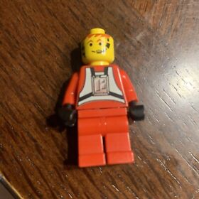 Lego Rebel Pilot B-wing Minifigure Red Flight Suit 6208 RARE NO HELMET