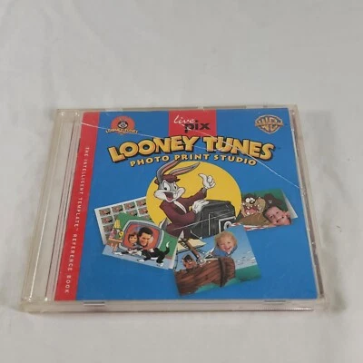 De colección Looney Tunes Photo Print Studio 1998 PC Computadora Software Warner LivePix Foto 1 de 4