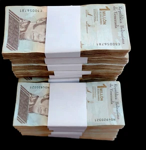 1500 x Venezuela 1 Million Bolivar Soberano Banknoten Ziegel Bolivares Konvolut - Bild 1 von 4