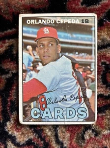 1967 Topps Orlando Cepeda #20 St Louis Cardinals - Imagen 1 de 6