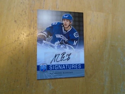 2008-09 BE A PLAYER ALEXANDRE BURROWS SIGNATURES AUTO #S-BU CANUCKS   - Image 1 of 3
