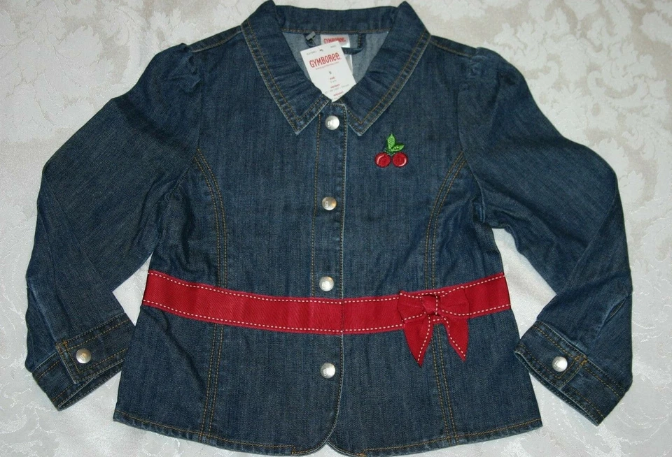 Chaqueta Blazer Gymboree CHERRY PIE Denim Azul Nueva con Etiquetas 6 Foto 1 de 1