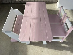 kids table and chair set wooden - Picture 1 of 2