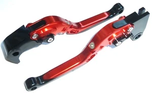 TRIUMPH SPEED TRIPLE 2008-2010 FOLDING BRAKE + CLUTCH LEVER SET RACE TRACK ROAD - Picture 1 of 11