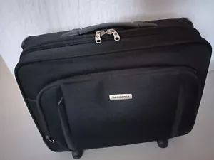 Samsonite Business Trolley in schwarz mit 2 Rollen, Handgepäck Koffer 38x46x23cm - Bild 1 von 6