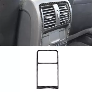 Carbon Fiber Rear Air Vent Frame Cover Trim For Volkswagen Passat 2006-2011 - Picture 1 of 12