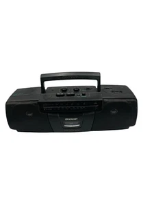 Reproductor de cinta de casete estéreo retro Sharp QT-270 grabadora radio AM/FM Boombox - Imagen 1 de 4