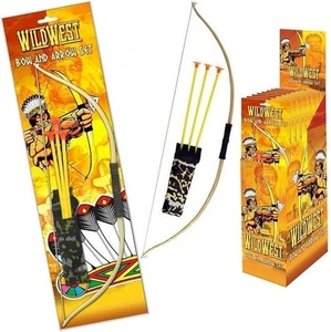 Pfeil & Bogen Spielzeug Spielset Kunststoff Bogenschießen Spiel Cowboys Indianer Outdoor Garten Kind - Bild 1 von 1