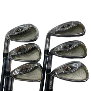 TaylorMade R7 MAX Plus lefty Iron Set 6-9,Pw,Aw 6pc Flex Regular - Picture 1 of 8