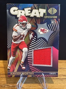 2024 Panini Illusions Football Xavier Worthy GREAT EXPECTATIONS PATCH RC -Chiefs - Picture 1 of 2
