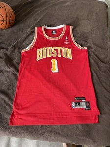 Tracy McGrady Houston Rockets #1 Hardwood Classics Reebok Swingman Jersey L HWC - Picture 1 of 7
