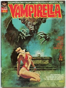 Vampirella Vol 1 #24 (Warren b/w magazine 1973) Wolfman! Ghosts! - Picture 1 of 5