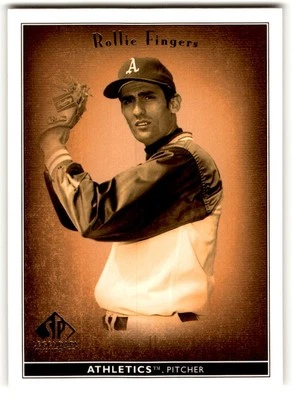2002 SP Legendary Cuts Rollie Fingers #58 Oakland Athletics - Image 1 of 2