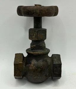 Old Salvaged Antique Plumbing Hardware Vintage Brass Valve Steampunk - Picture 1 of 17