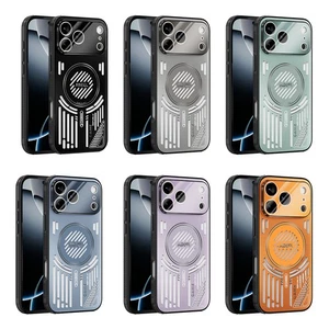 Custodia guscio dissipazione calore metallo raffreddamento lusso per iPhone17 Pro Max16 15 - Foto 1 di 13