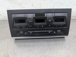 Audi S4 RS4 B7 Double Din Climate Heater Control Panel 8E0820043BK 2006 - Picture 1 of 8