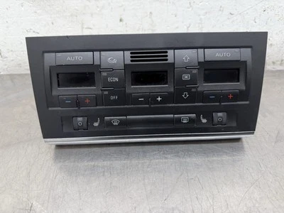 Audi S4 RS4 B7 Double Din Climate Heater Control Panel 8E0820043BK 2006 - Image 1 of 4