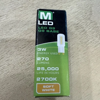 MaxLite 3G9LED27 LED Bulb 3W 2 Pin Halogen Replacement 270 Lumens - Image 1 of 4