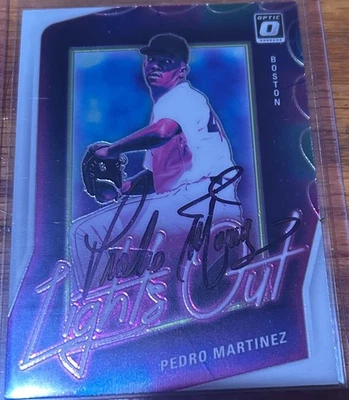 Panini Donruss Optic 2021 Pedro Martinez #Lo5 🔥 precioso autógrafo ⚾️ automático 1/1 Foto 1 de 3