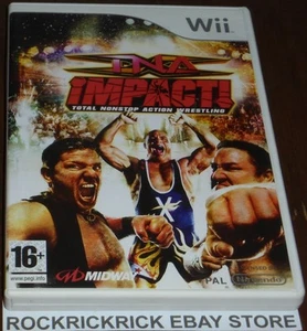 NINTENDO WII GAME TNA IMPACT! TOTAL NONSTOP ACTION WRESTLING INCLUDES MANUAL PAL - Picture 1 of 3