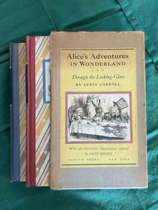 ILLUSTRATED ALICE'S ADVENTURES IN WONDERLAND 2 VOL SET Lewis Carroll - Picture 1 of 14