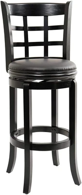 Kyoto Bar Height Swivel Stool, 29-Inch, Black - Image 1 of 3