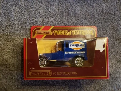 Matchbox "Models Of Yesteryear" Y-5 - 1927 Talbot Van - EverReady - 1978  - Image 1 of 4
