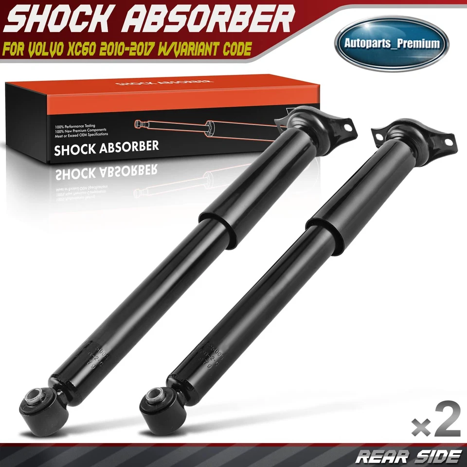 2x Rear Side Shock Absorber for Volvo XC60 2010 2011 2012-2017 with Variant Code - Image 1 of 4
