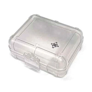 Stokyo Black Box DJ Cartridge Case in Clear 2 Carts and Spare Stylus Compact - Picture 1 of 4
