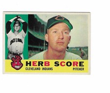Herb Score 1960 Topps Beautiful Card !