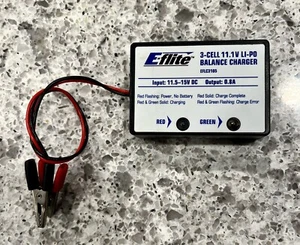 E-Flite 3-cell 11.1V LI-PO Balance Charger with AC 12v DC Adapter eflc3105 - Picture 1 of 3