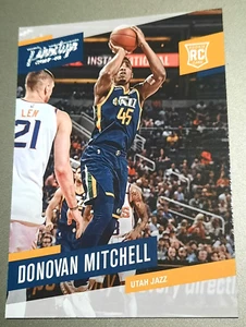 DONOVAN MITCHELL-ROOKIE-RC-2018 PANINI PRESTIGE 🏀 TARJETA BALONCESTO-UTAH JAZZ 163 - Imagen 1 de 4