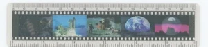 NASA Space Shuttle / Moon Landing Metric Conversion Lenticular 6" Inch Ruler - Picture 1 of 3