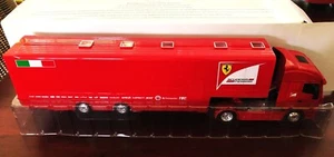 FERRARI FORMULA ONE F1 IVECO 1:43 CAR TRANSPORTER TRUCK MODEL NSG1 IXO PANINI - Picture 1 of 1