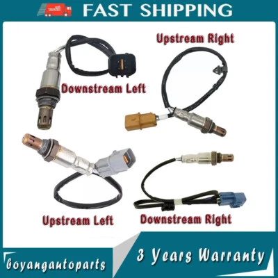 Juego de 4 sensores de oxígeno O2 aguas arriba + flujo descendente para Kia Sedona 2011 2012 3,5 L V6 Foto 1 de 4