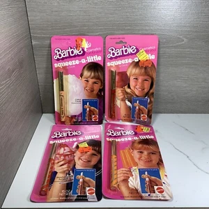 SET LOT 4 Vintage 1982 Barbie Cosmetics Eye Shadow 5501 5502 5505 5506 NEW - Picture 1 of 9