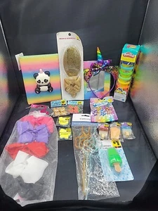 Girls 33 Piece Accessory Lot Easter Basket Filler Toys Age 6+ Gift NWT - Picture 1 of 7