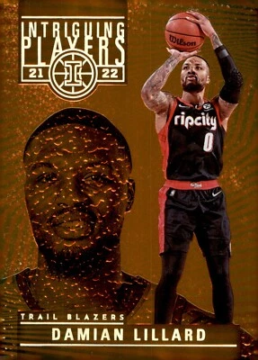 2021-22 Panini Illusions - Intriguing Players Orange #24 Damian Lillard - Image 1 of 2