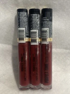 Lot Of 3 Black Radiance Perfect Tone Matte Liquid Lipstick Lip Crème Pretty Sexy - Image 1 of 2