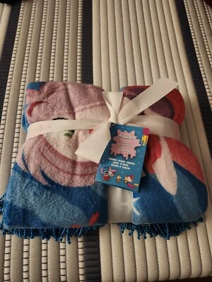 Disney Parks Stitch Chip & Dale Madly Mischievous Throw Blanket 50 x 60 - Image 1 of 2