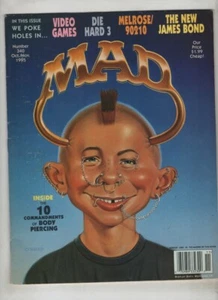 Mad Mag Die Hard 3 Melrose/90210 James Bond Oct/Nov 1995 #340 041521nonr - Picture 1 of 1