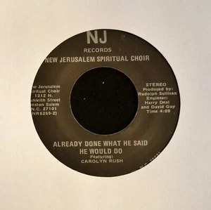 BLACK GOSPEL 45 New Jerusalem Spiritual Choir New Jerusalem 8259 - Imagen 1 de 1