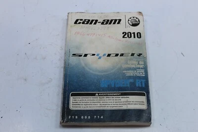 Can-Am Spyder RT-S 2010 Roadster Book Driver francés 219000714 Foto 1 de 4