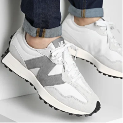 New Balance MS327WE Nimbus Cloud Grey D Width  Men's Athletic Sneakers - Image 1 of 4