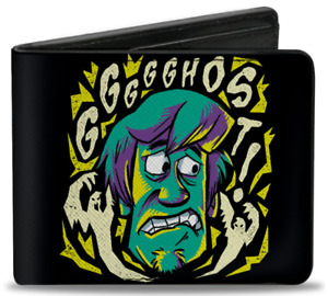 Scooby Doo Shaggy Scared Ghost! Bi-Fold Wallet